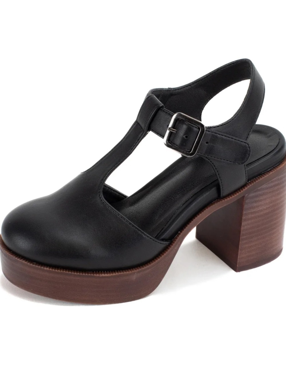 Yellow Box Lubbock block heel
